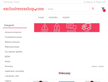Tablet Screenshot of exclusivesexshop.com